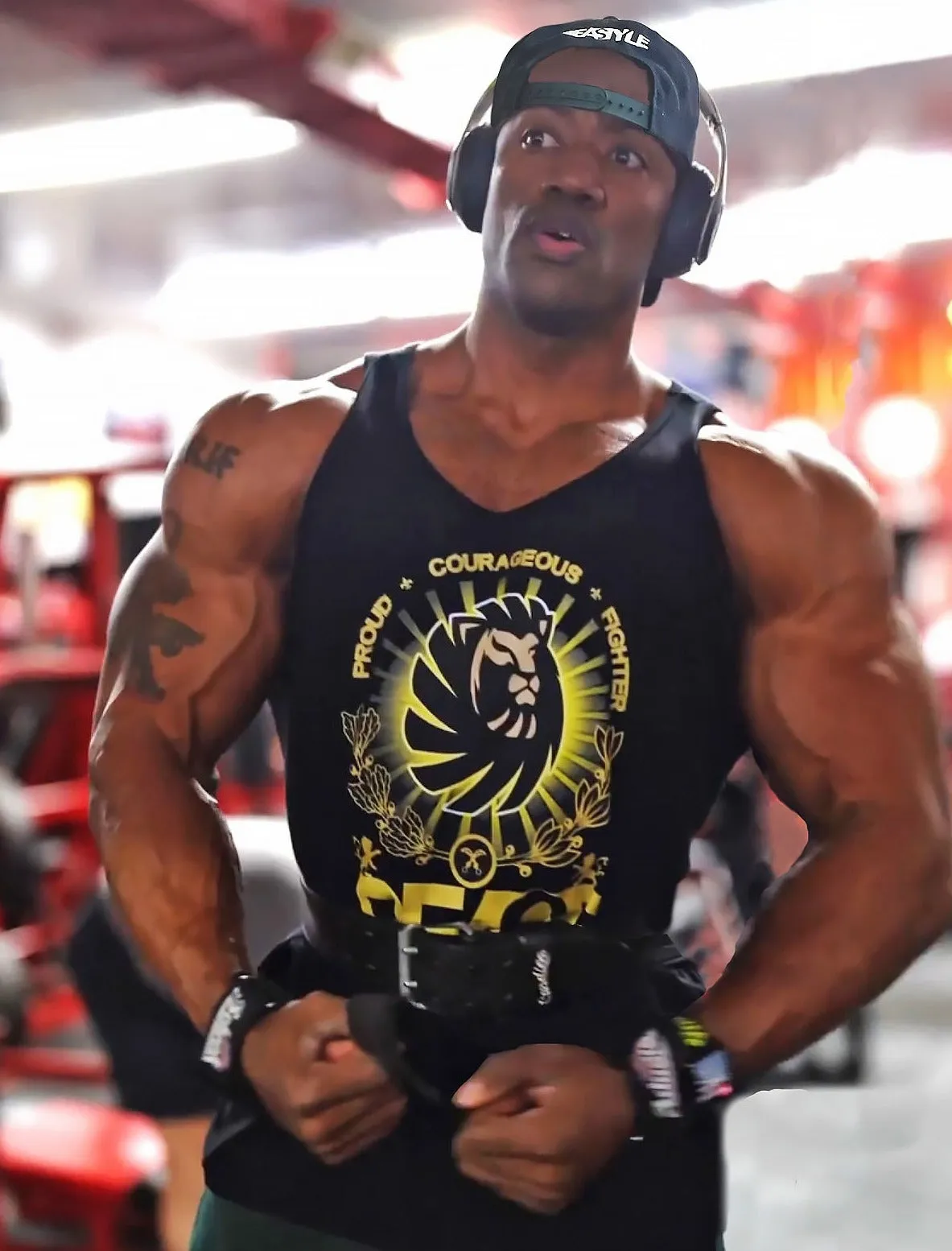 Lion Beast Black Tank Top