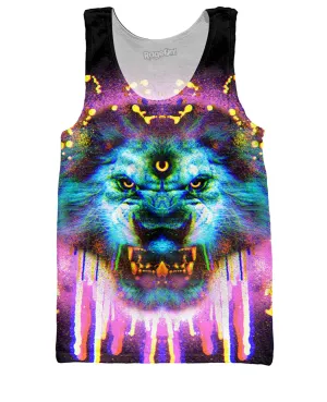 Lion Drippy Tank Top