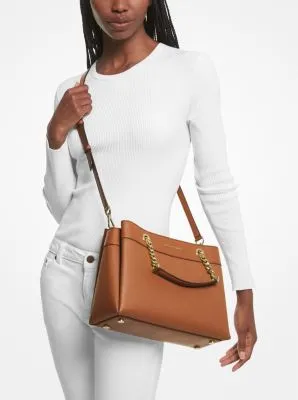 Lori Medium Faux Leather Satchel