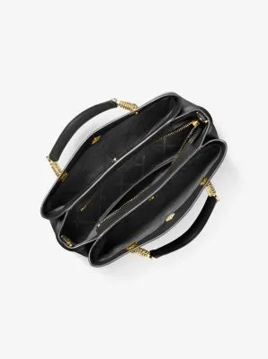 Lori Medium Faux Leather Satchel