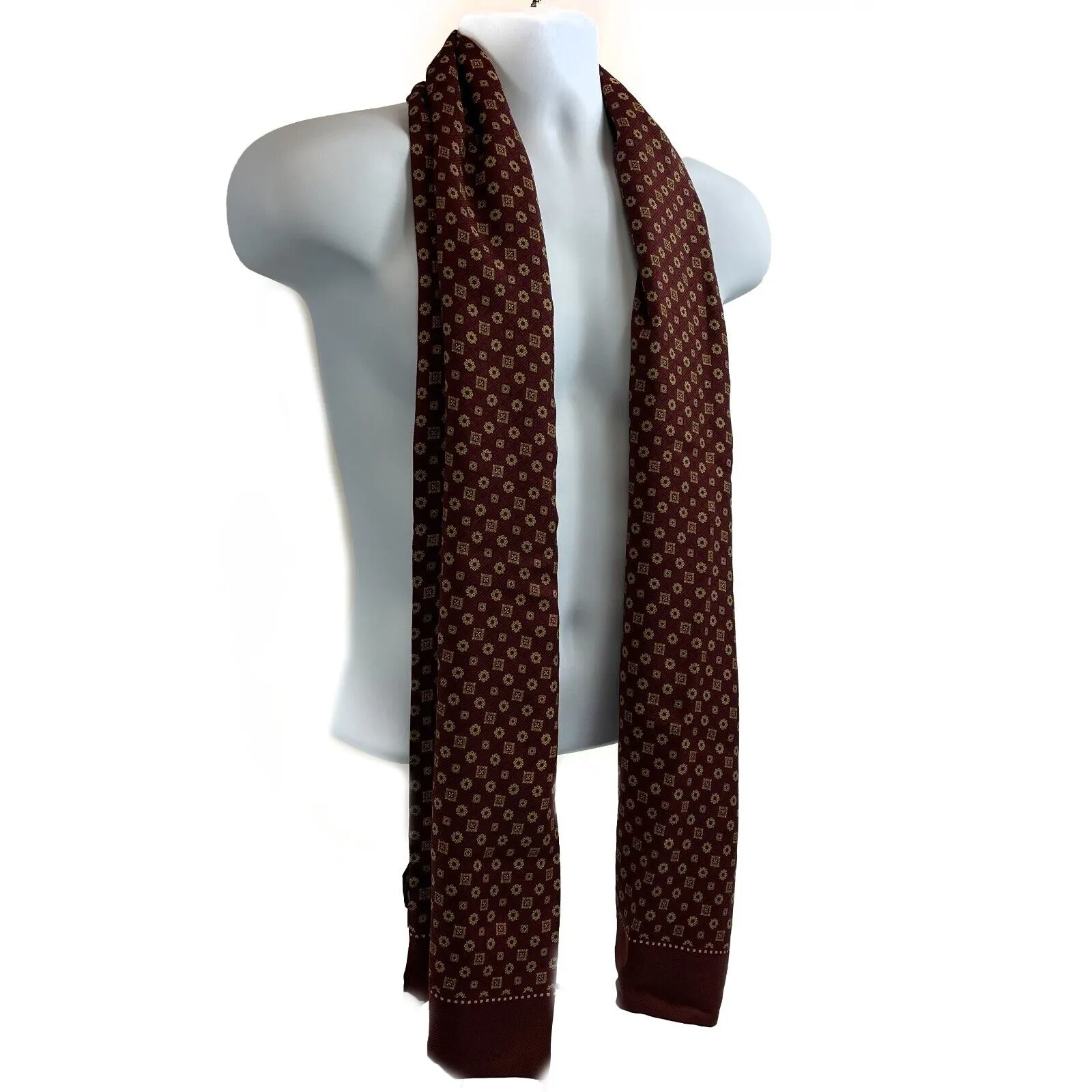 Loro Piana Baroque Printed Cashmere Silk Shawl Scarf - OS