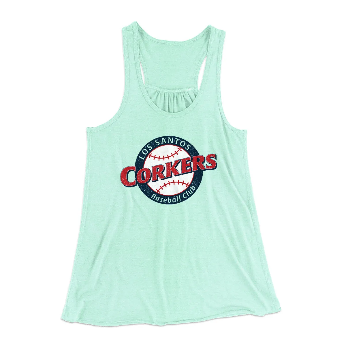 Los Santos Corkers Women's Flowey Racerback Tank Top