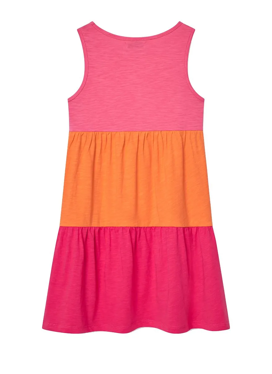 Losan Pink Color Block Dress