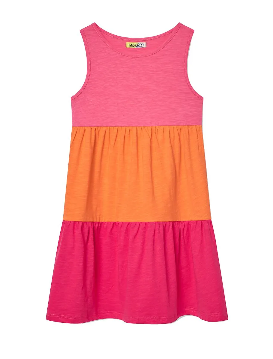 Losan Pink Color Block Dress
