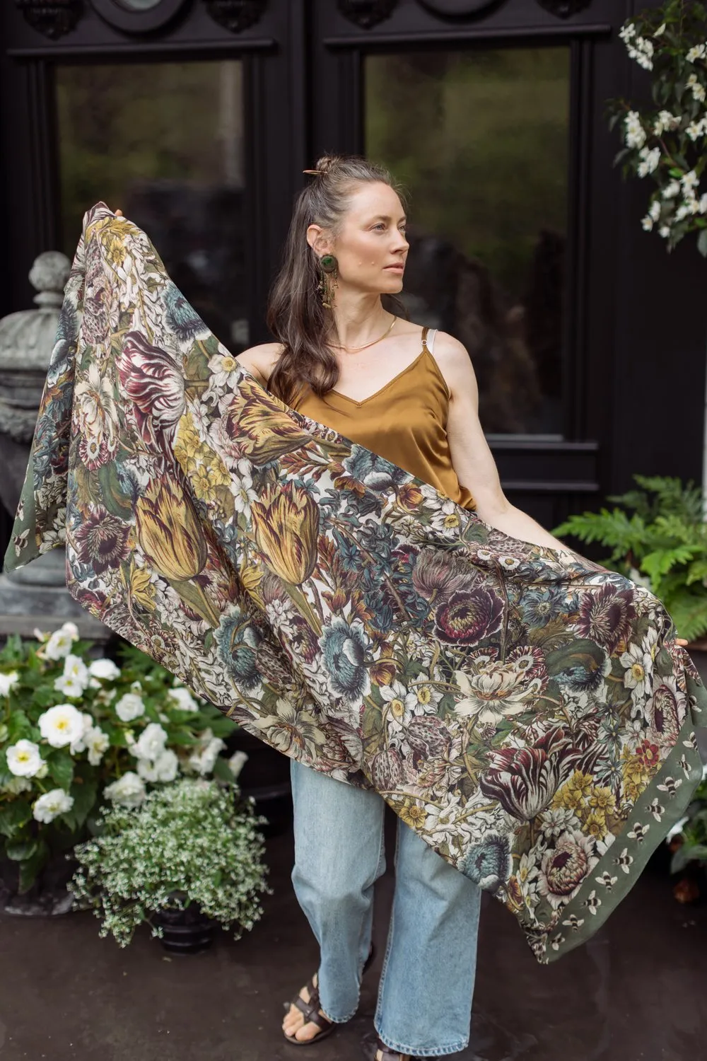 Love Grows Wild Scarf Shawl