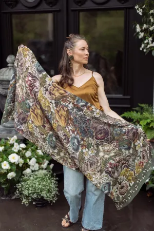 Love Grows Wild Scarf Shawl