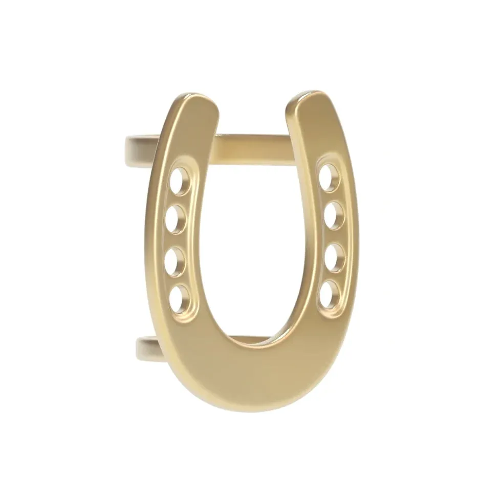 Lucky Horseshoe Scarf Ring