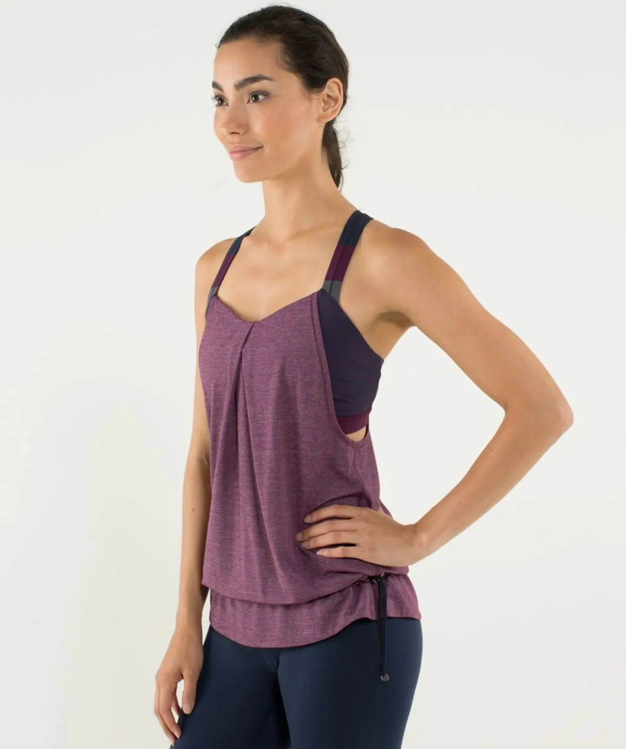 LULULEMON Rest Less Tank Purple Size 6