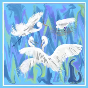 Luxe Silk Scarf-The Rookery
