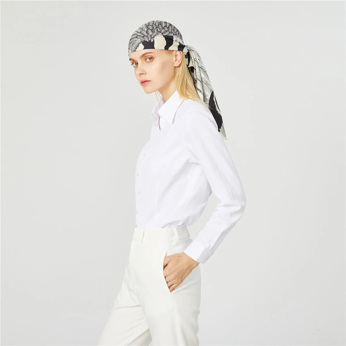 Luxury Brand 90cm Winged Horse Twill Silk Square Scarf
