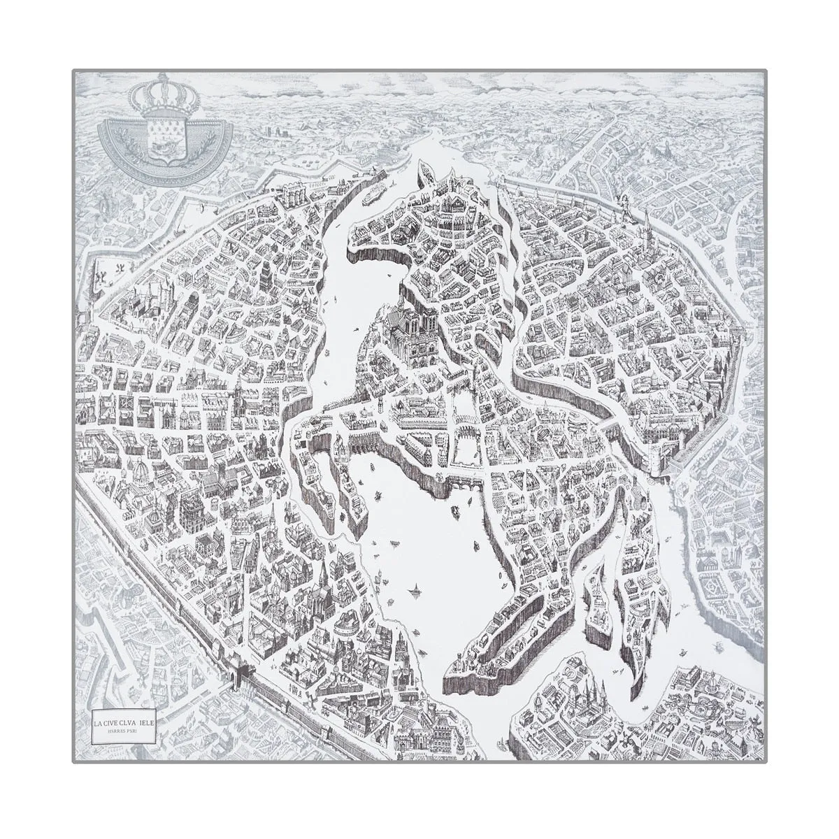 Luxury Brand 90cm Winged Horse Twill Silk Square Scarf