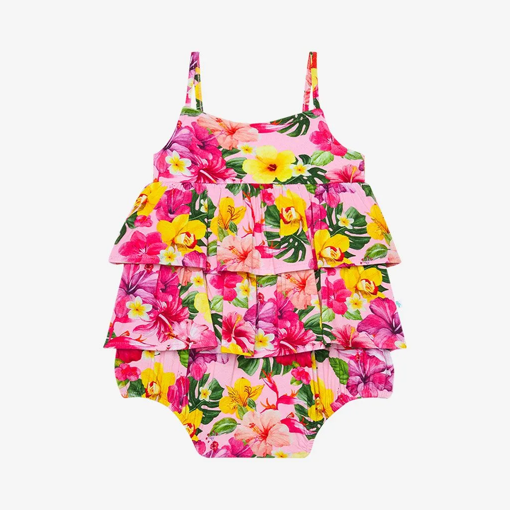 Malana Ruffled Spaghetti Romper