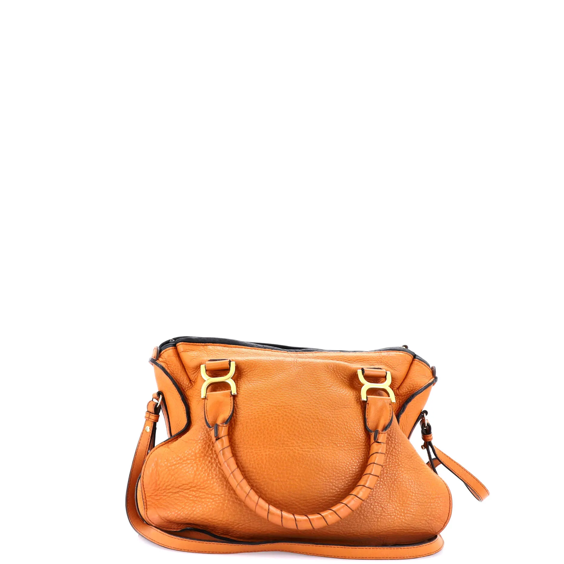 Marcie Braided Satchel Leather Medium