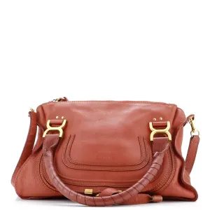 Marcie Satchel Leather Medium
