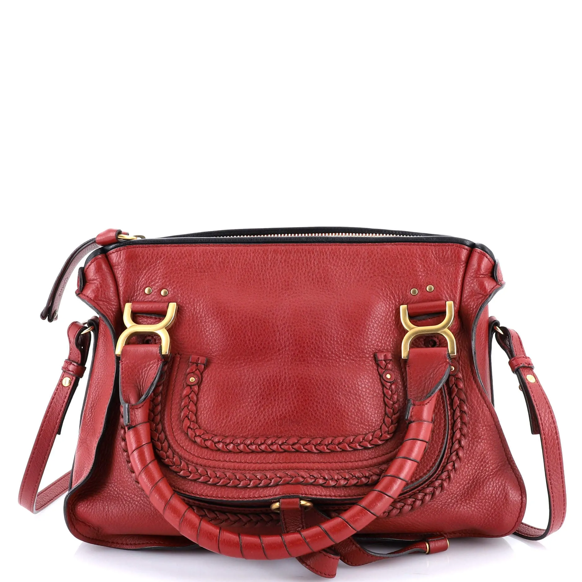 Marcie Satchel Leather Medium