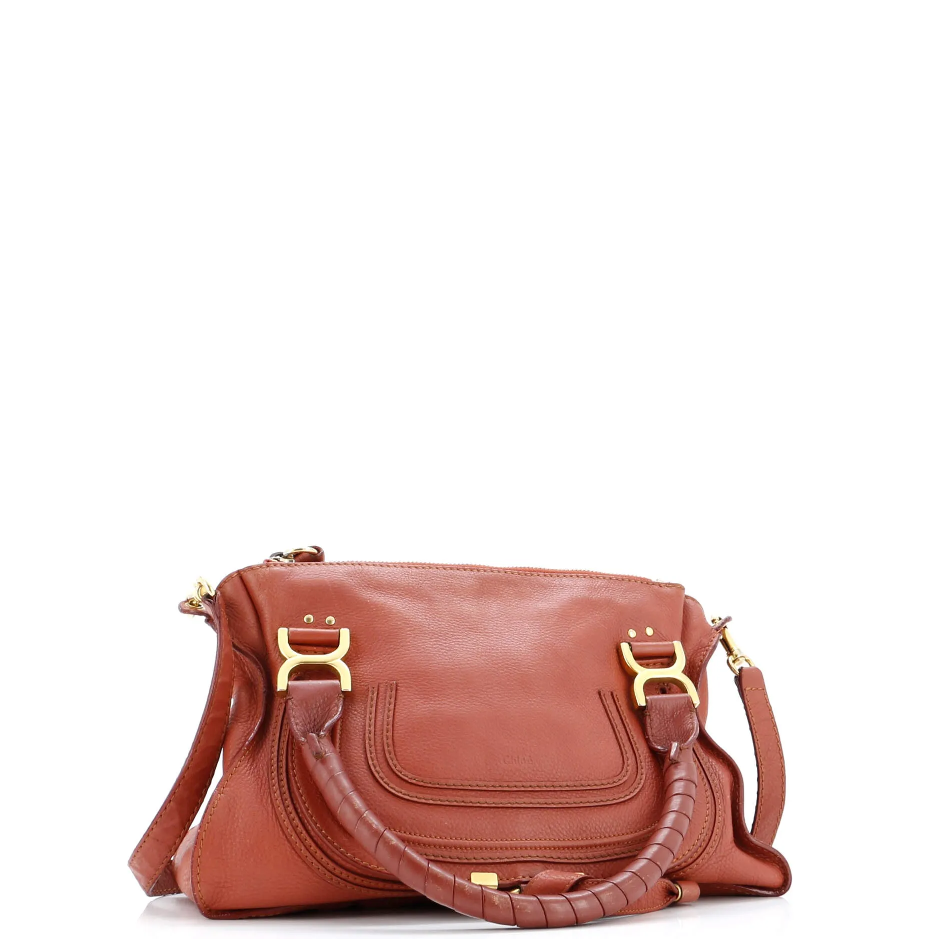 Marcie Satchel Leather Medium