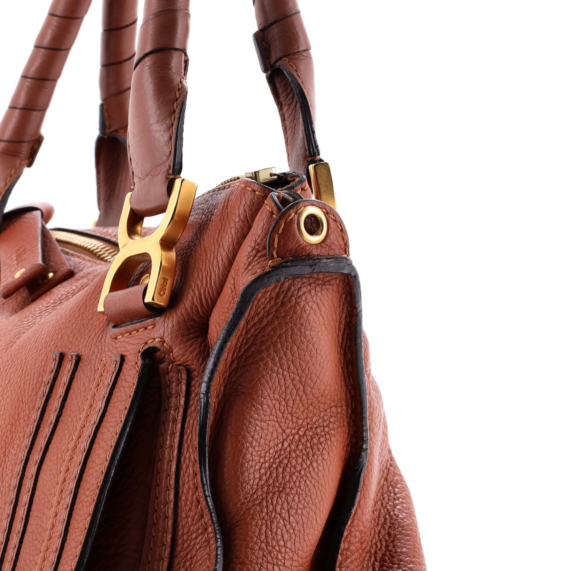 Marcie Satchel Leather Medium