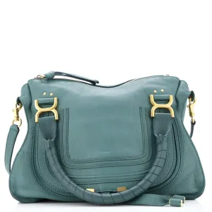 Marcie Satchel Leather Medium