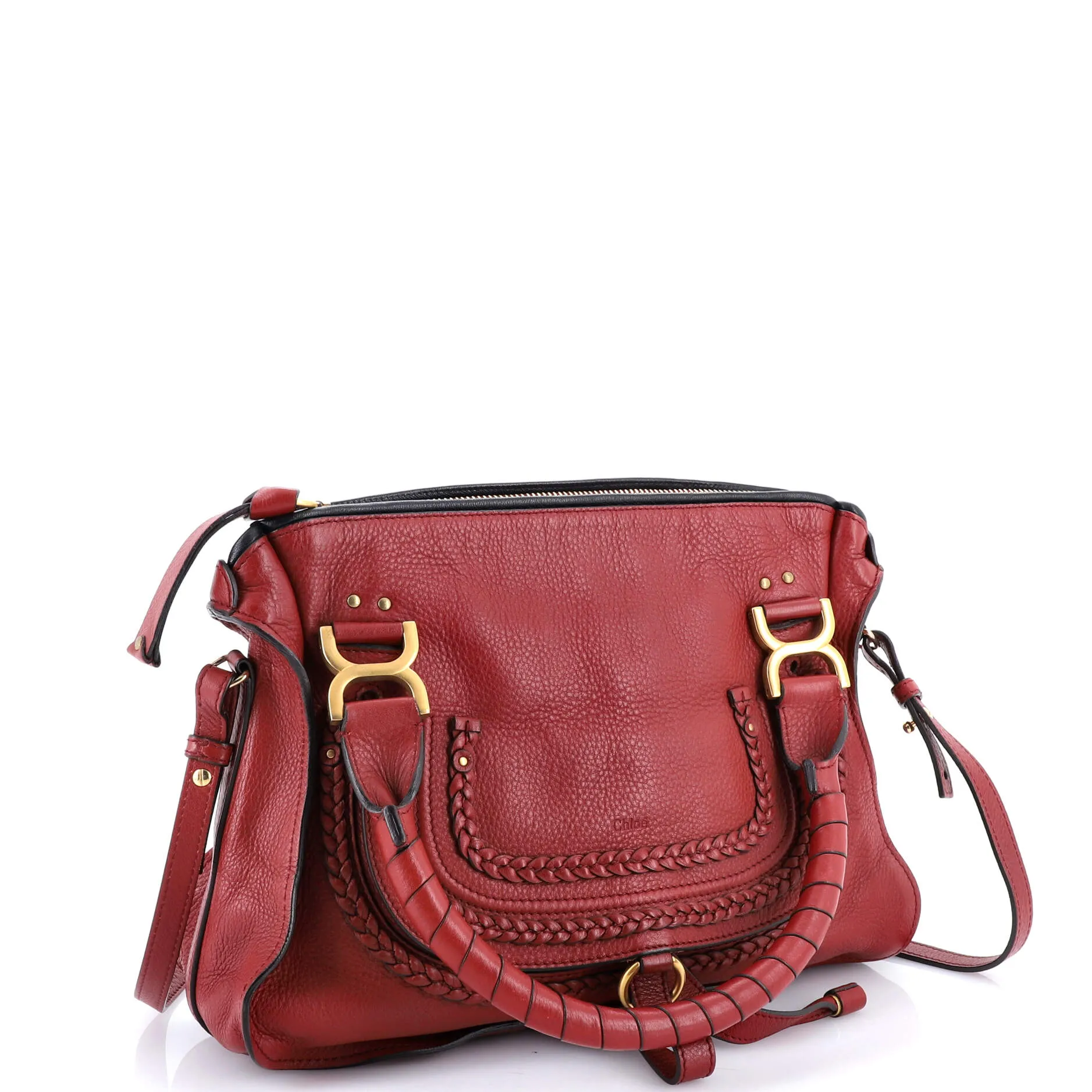 Marcie Satchel Leather Medium