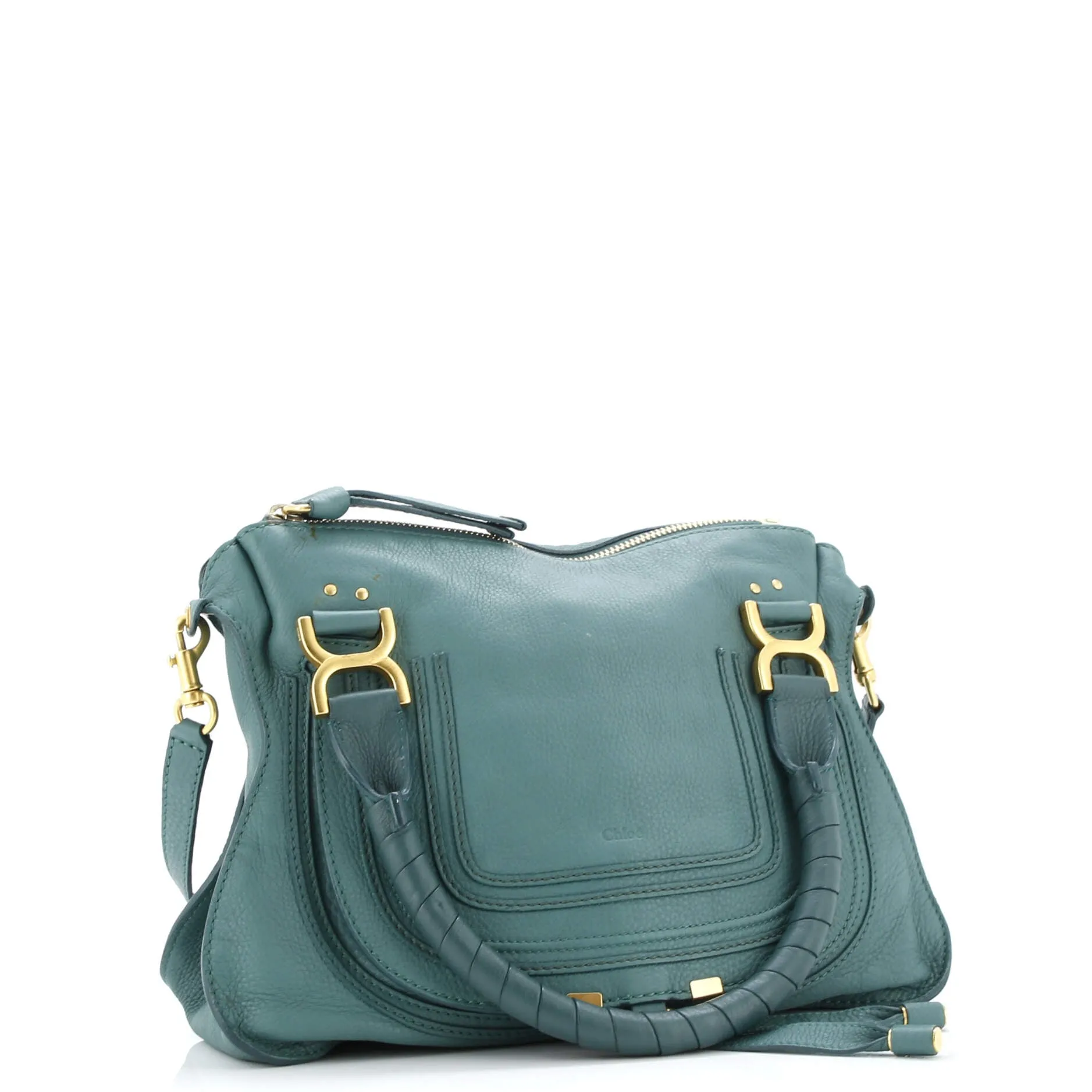 Marcie Satchel Leather Medium