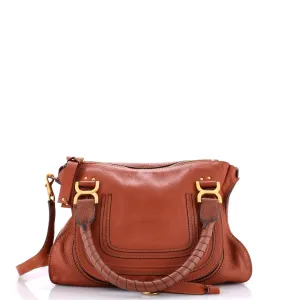 Marcie Satchel Leather Medium