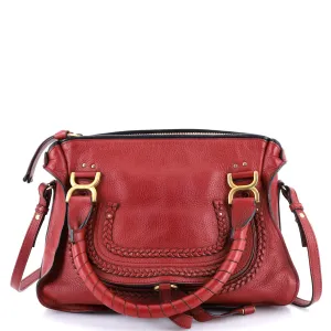 Marcie Satchel Leather Medium
