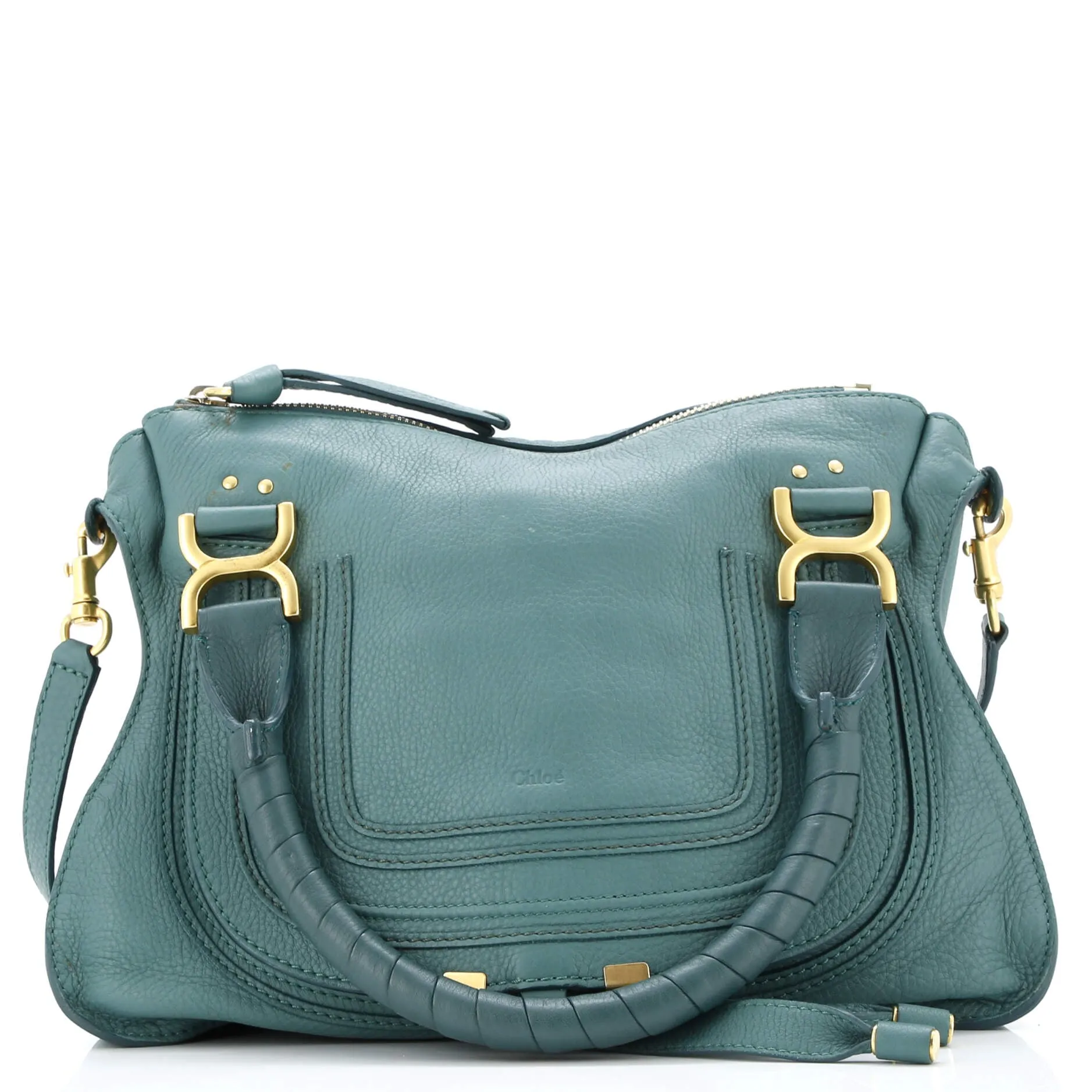 Marcie Satchel Leather Medium