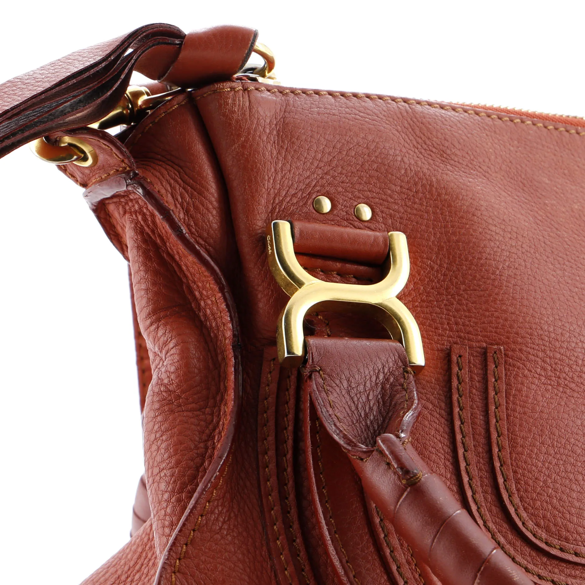 Marcie Satchel Leather Medium