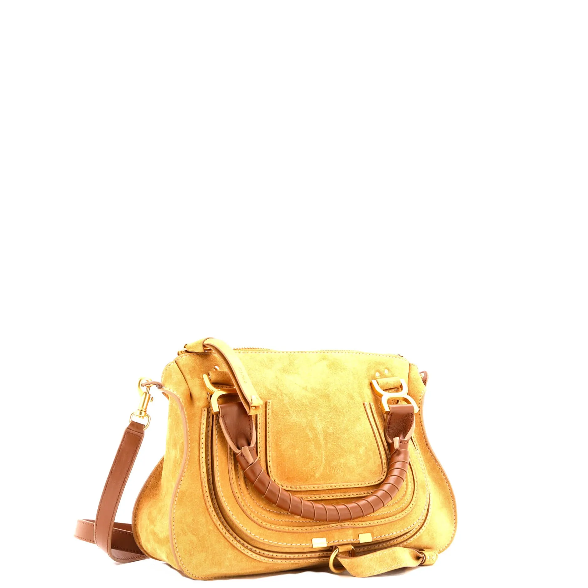 Marcie Satchel Nubuck Medium