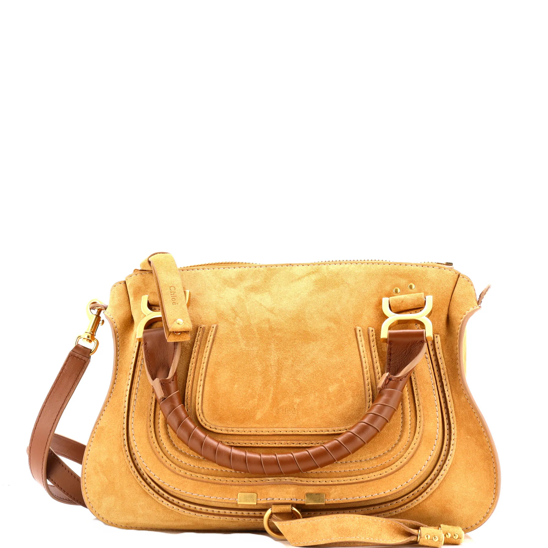 Marcie Satchel Nubuck Medium