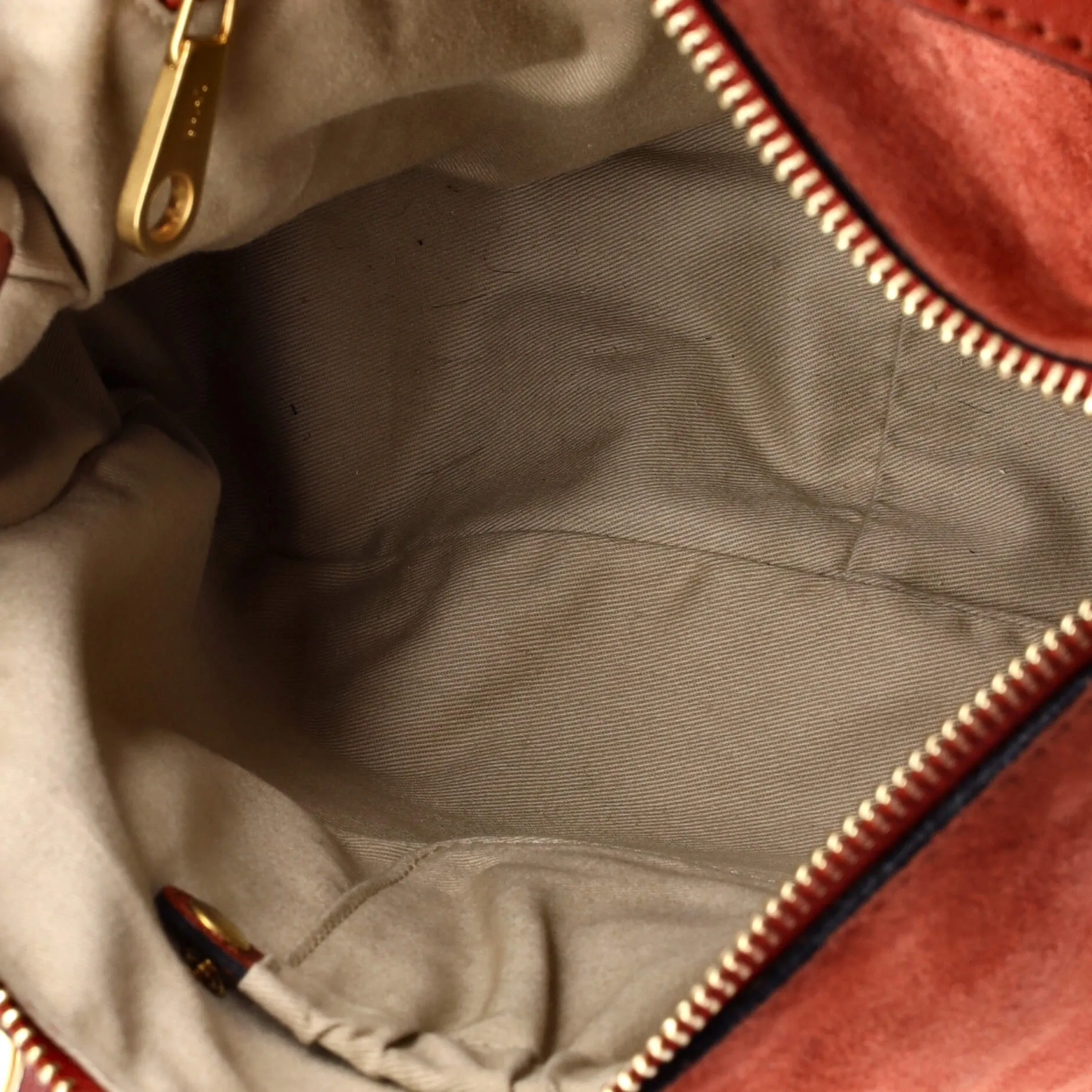 Marcie Satchel Whipstitch Studded Suede Medium
