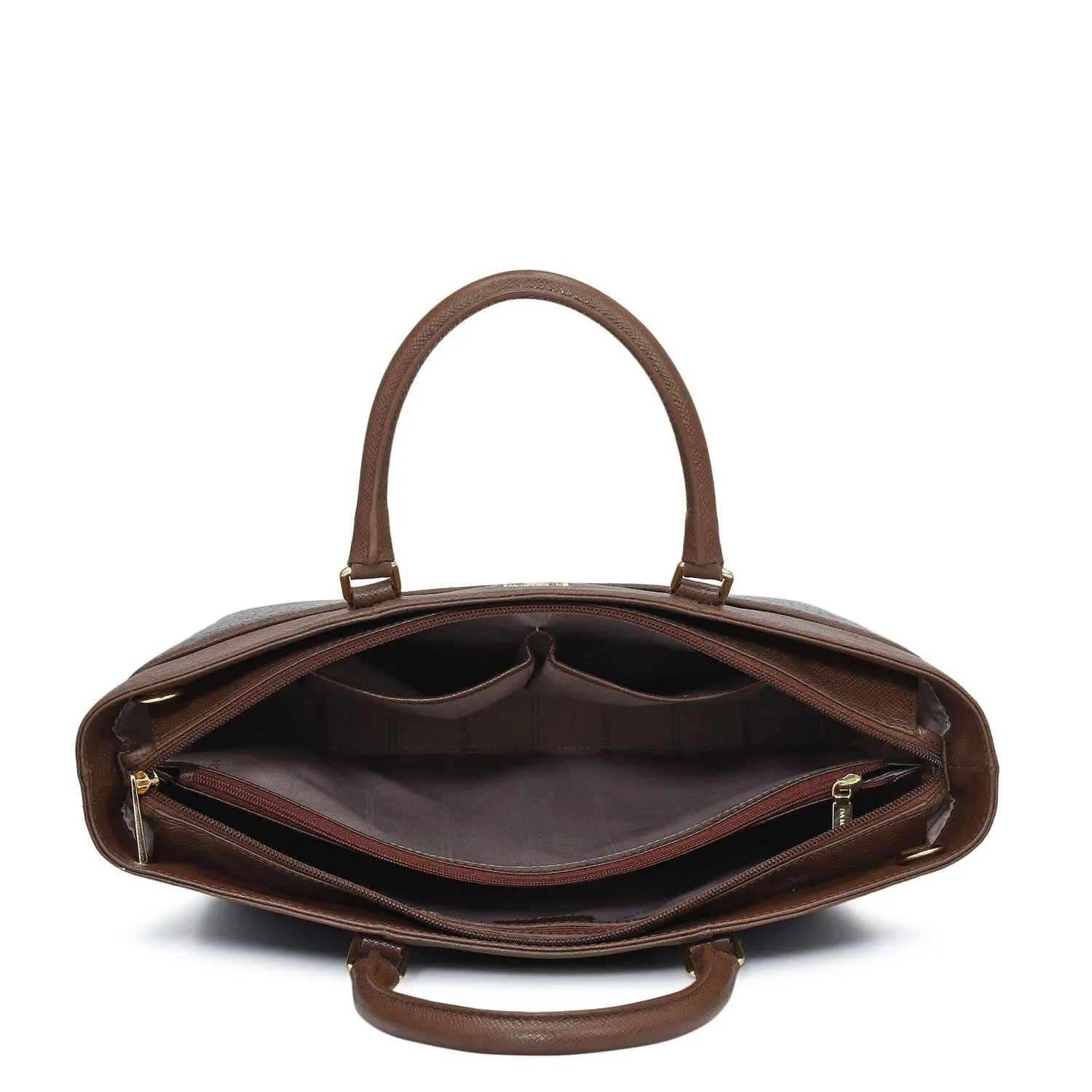 Medium Croco Franzy Leather Satchel - Date