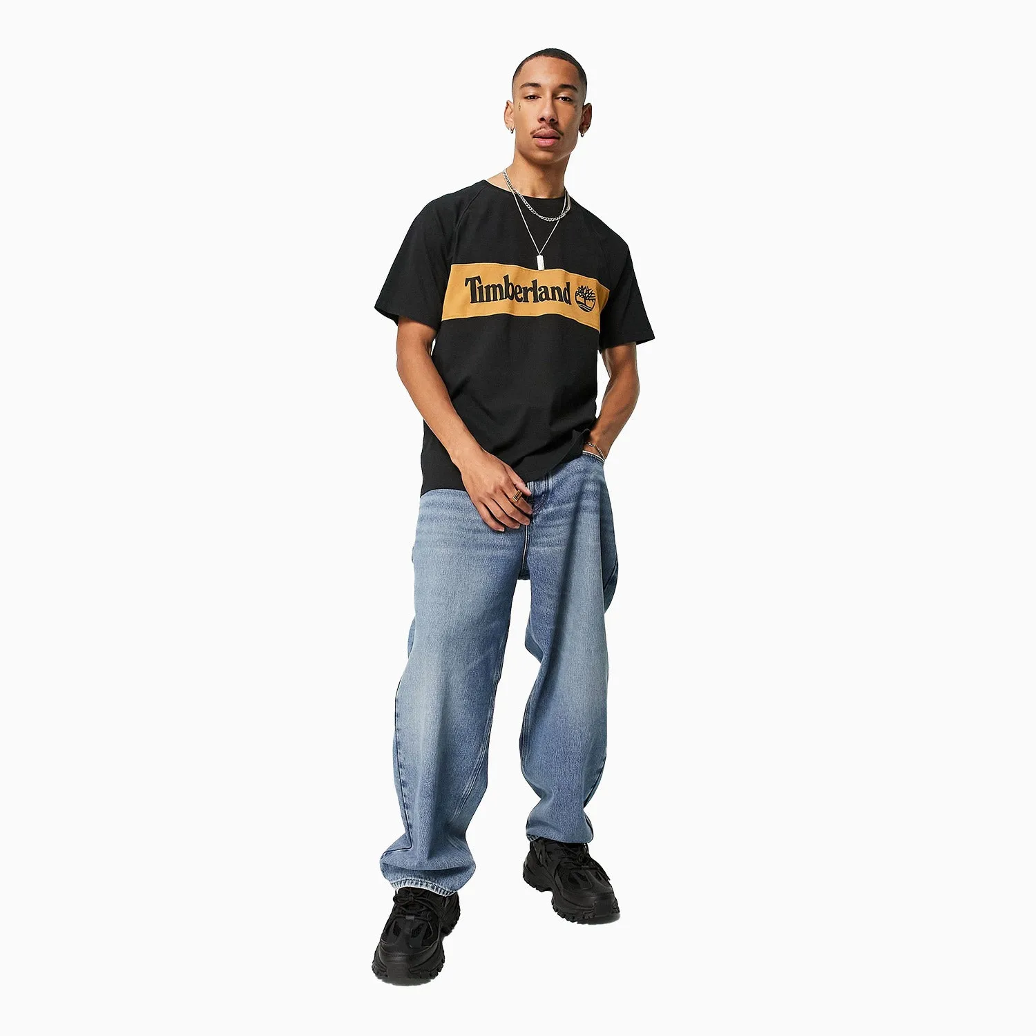 Men's Cut & Sew Short Sleeve T-Shirt