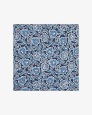 Men's Silk Paisley Pocket Square - The DeZon