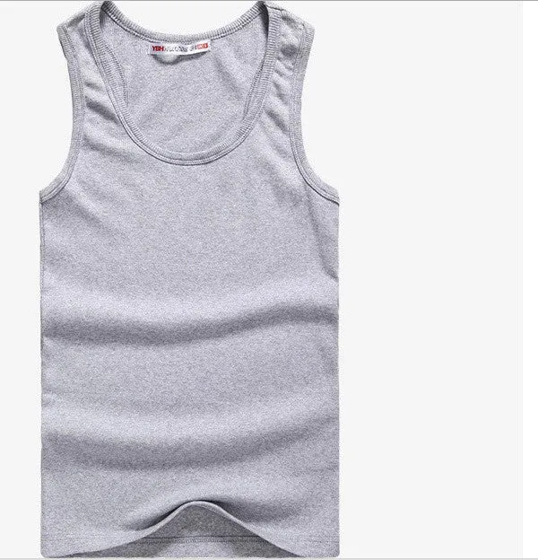 mens t shirts Summer Cotton Slim Fit Men Tank Tops Clothing Bodybuilding Undershirt Golds Fitness tops tees 22151