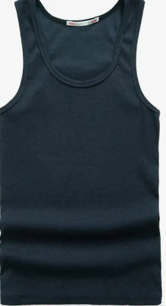 mens t shirts Summer Cotton Slim Fit Men Tank Tops Clothing Bodybuilding Undershirt Golds Fitness tops tees 22151