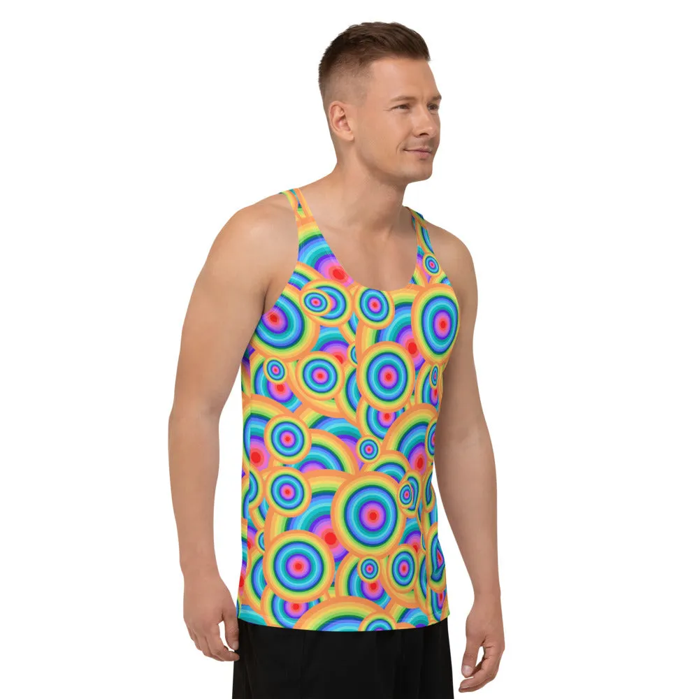 Mens Tank Top, Psychedelic Trippy