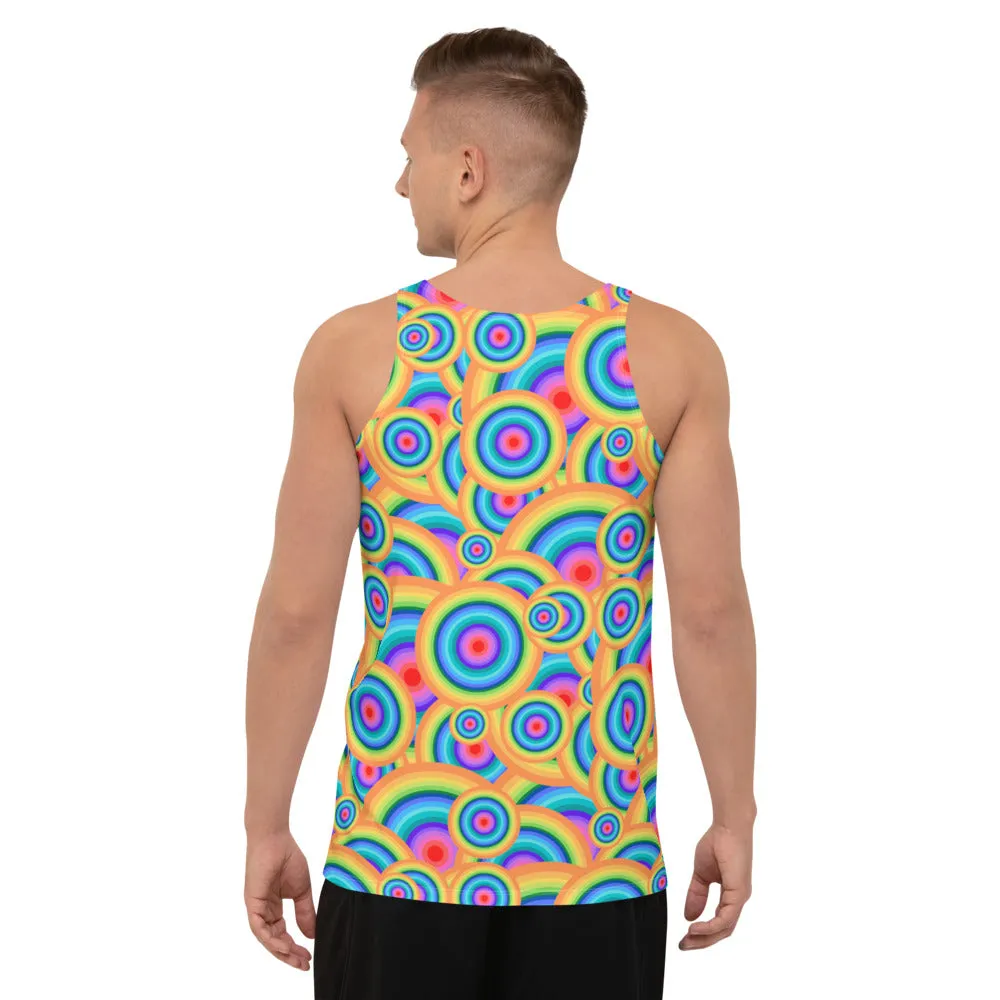 Mens Tank Top, Psychedelic Trippy
