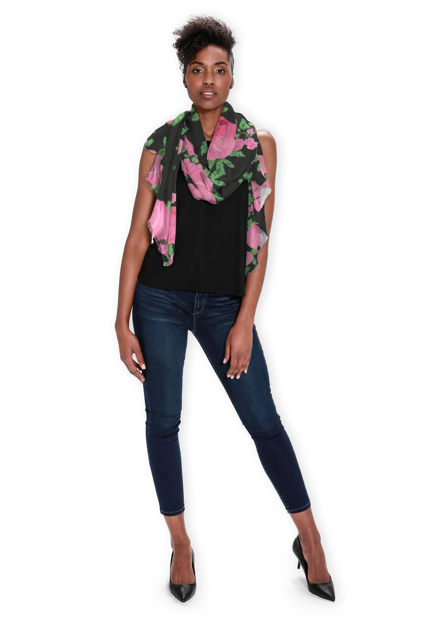 mid century retro floral
