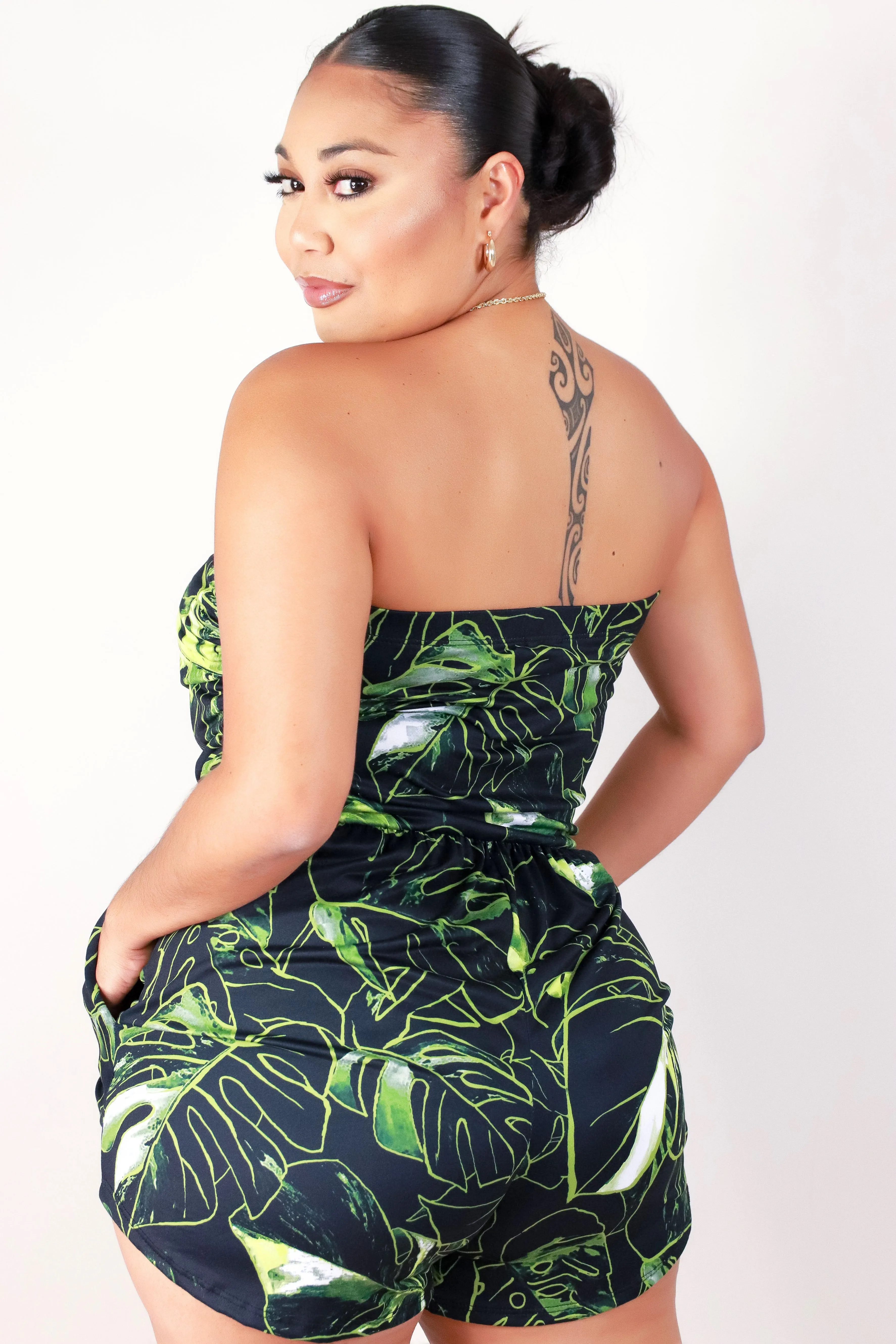 MONSTERA TUBE ROMPER
