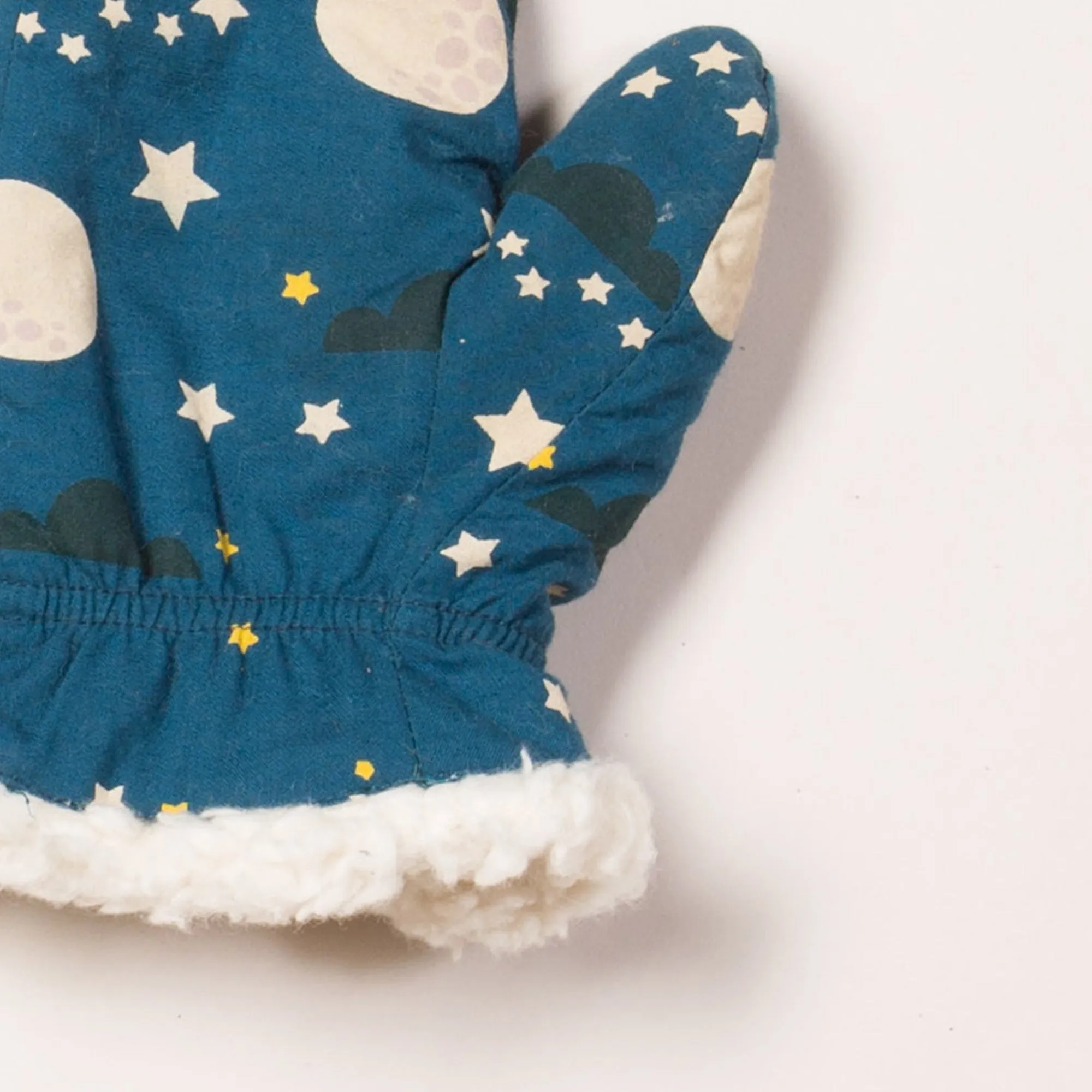 Moon & Stars Sherpa Mitts