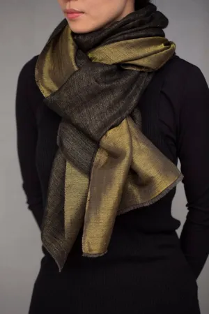 Moonlight Pashmina Shawl (Various Colors with Shimmering Gold backside)