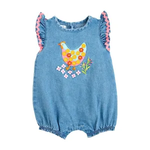 Mud Pie Chicken Romper