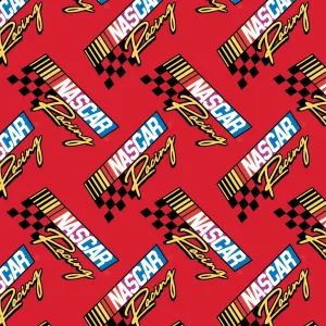 NASCAR - Retro Racing Flag - Fleece - 1/2 Metre