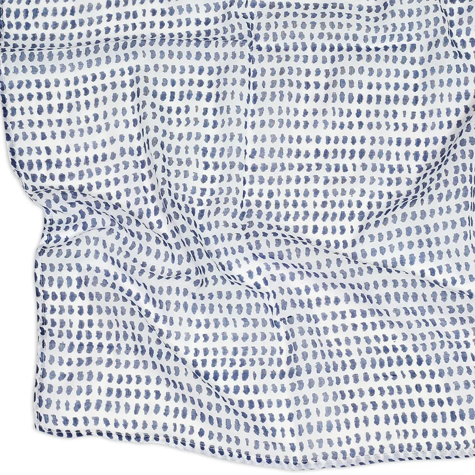 Navy Dot Scarf