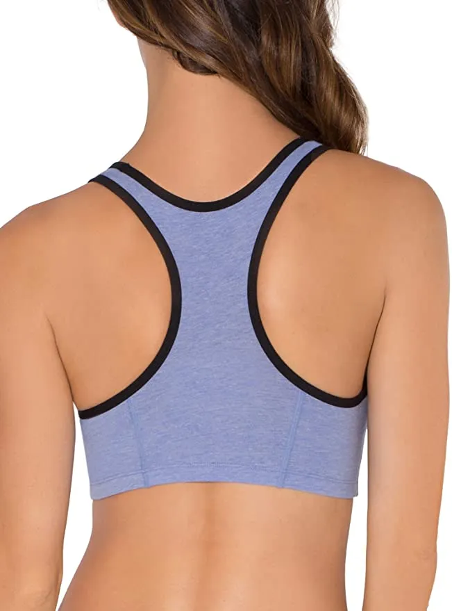 New Fruit of the Loom Women’s Built Up Tank Style Sports Bra, Blue, Sz 48!