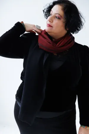 NEW! Wool SCARF Dash Berry