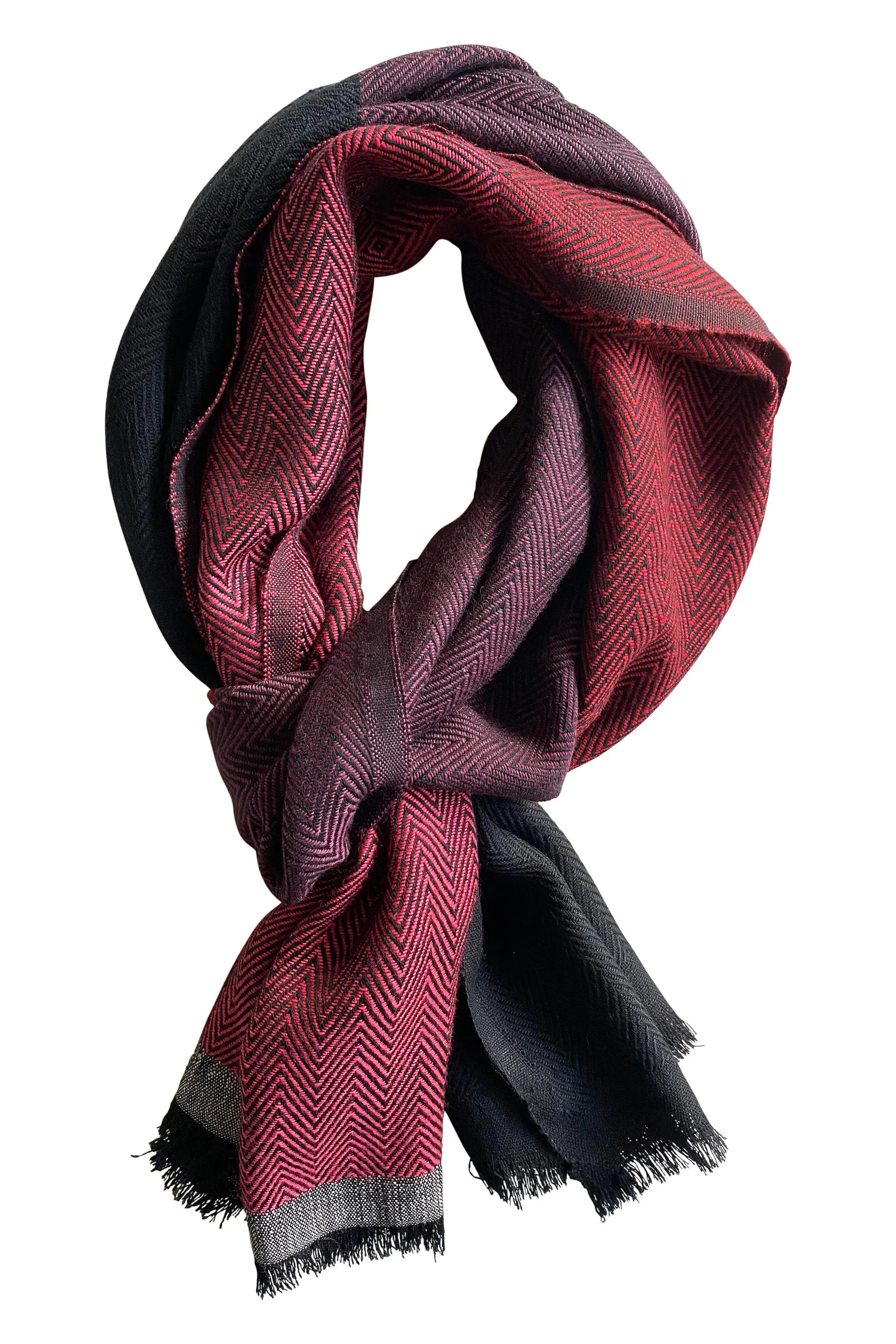 NEW! Wool SCARF Dash Berry