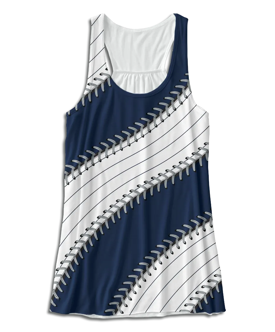 New York Ball Stitch Racerback Tank Top