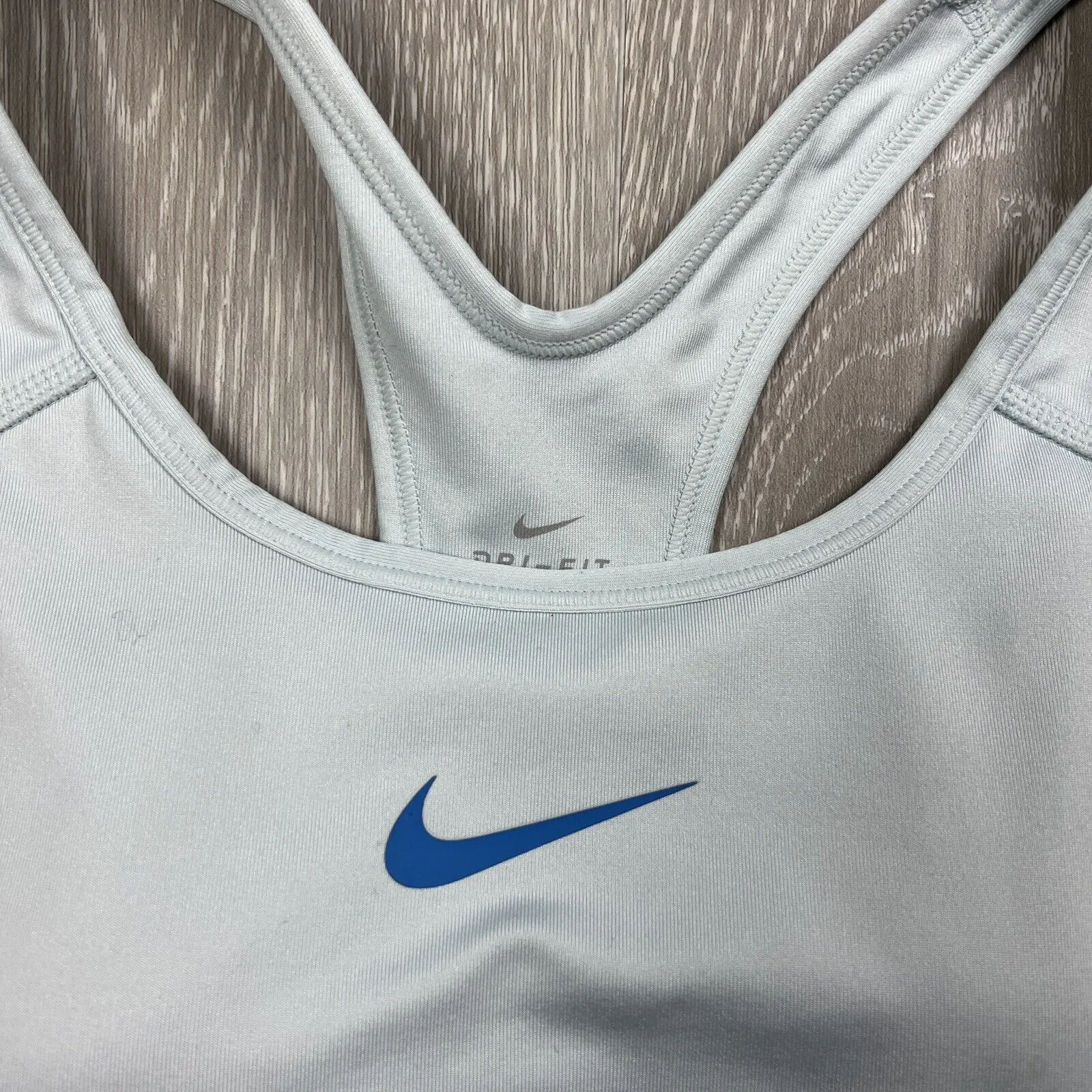 Nike Dry fit Women’s Blue Sports Bra Size Medium